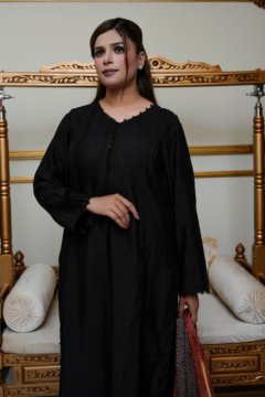MIDNIGHT NOIR — Romani Silk Panel 2-Piece
