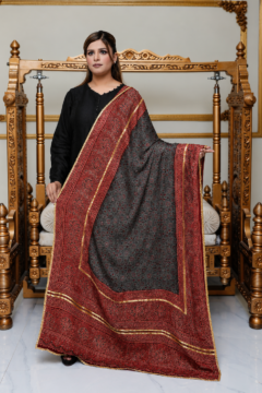 HERITAGE AJRAK — Organic Silk Sindhi Shawl