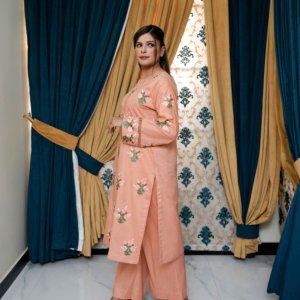 PEACH BLOOM — Embroidered Lawn 2-Piece